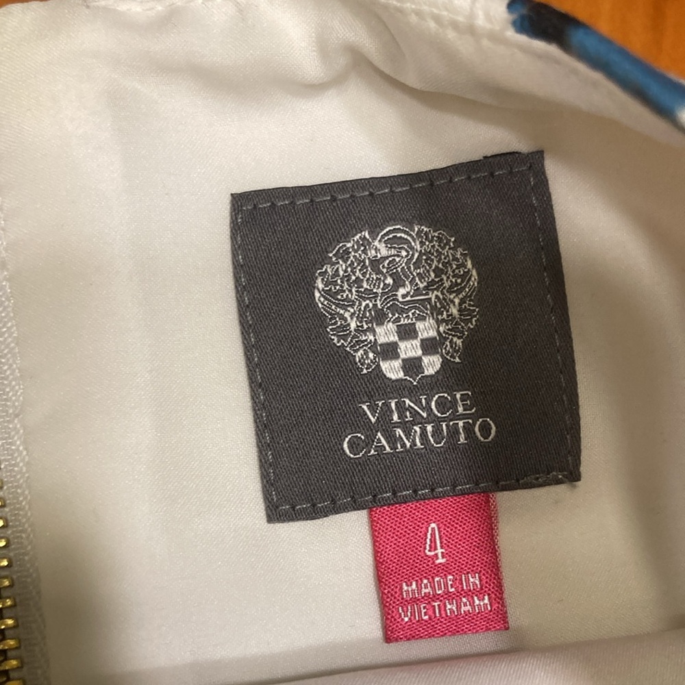 Vince Camuto Sleeveless Floral Fit & Flare Cocktail Dress - Picture 4 of 14